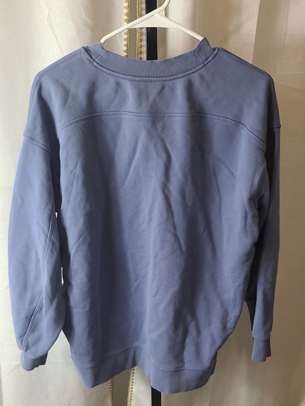 Lululemon Perfectly Oversized Crew Sweatshirt Sz 6 Lavender -blue - Picture 4 of 5